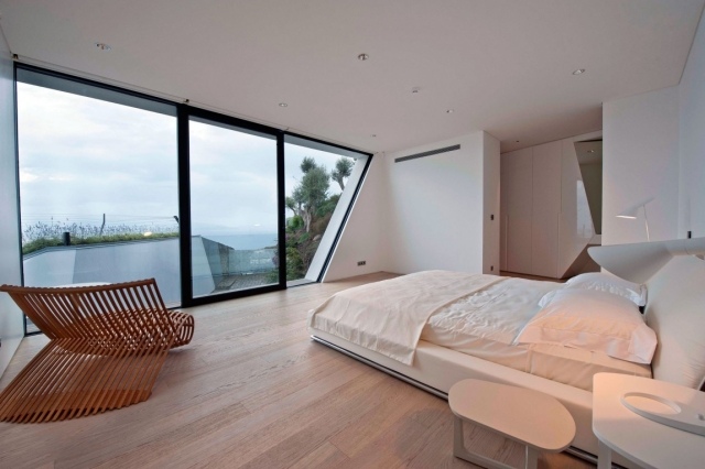 moderne arkitektur og design soveværelse rummeligt lyst