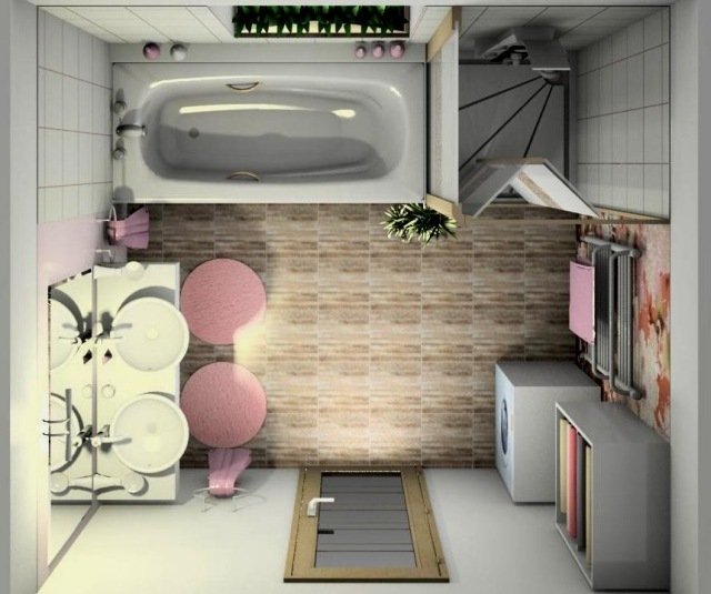 badeværelse-design-ideer-lille-bader-møbler-placeringsplan