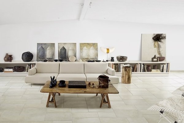 designer gulvfliser hvidt naturligt look moderne portugisisk minimalistisk