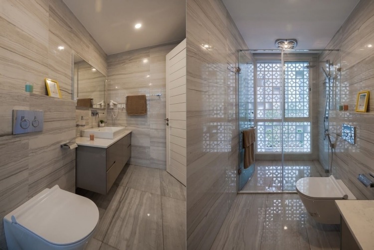 hus-facade-design-moderne-rækkehus-badeværelse-grå-travertin-glas-bruser