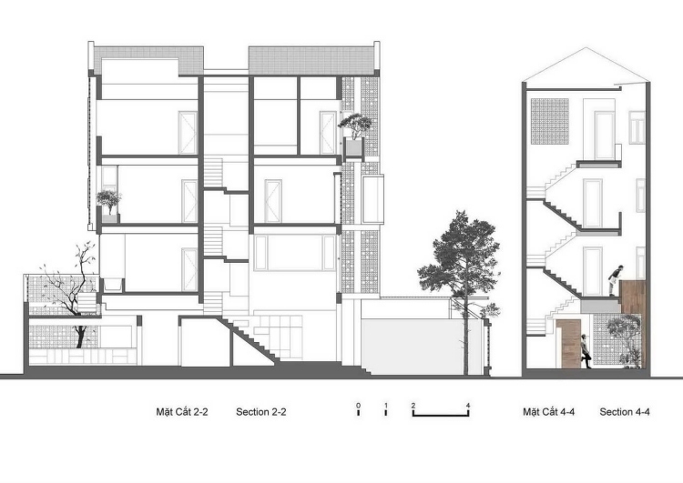 rækkehus-plan-gulv-plan-side-view-sektion