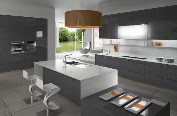 Køkken-i-grå-minimalisme-moderne