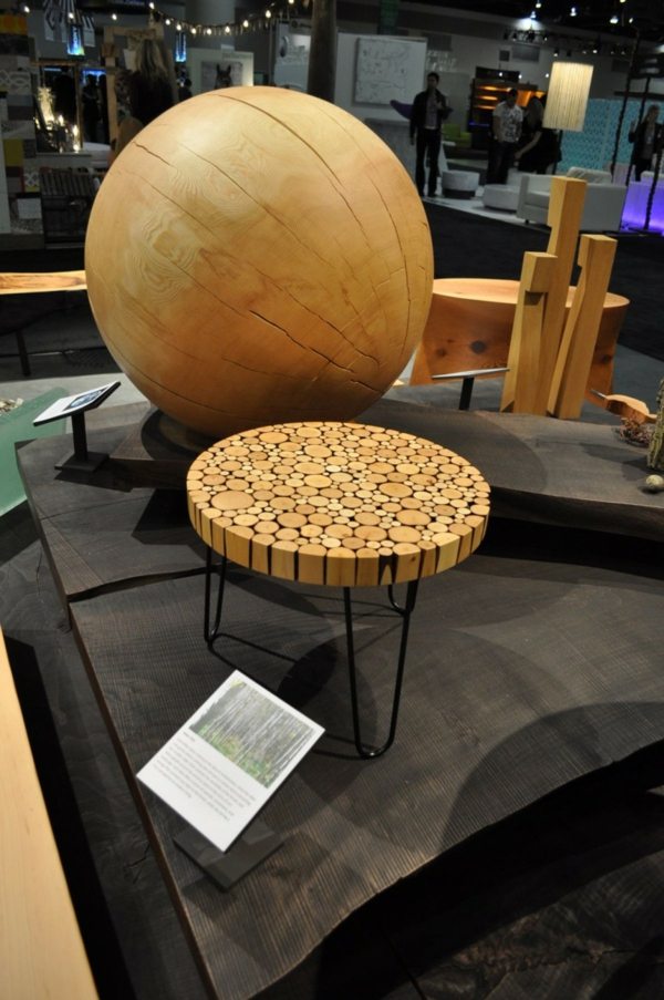 Træmøbler borddesignudstilling