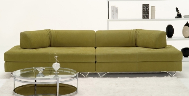 moderne polstrede møbler sofa ryglæn grøn