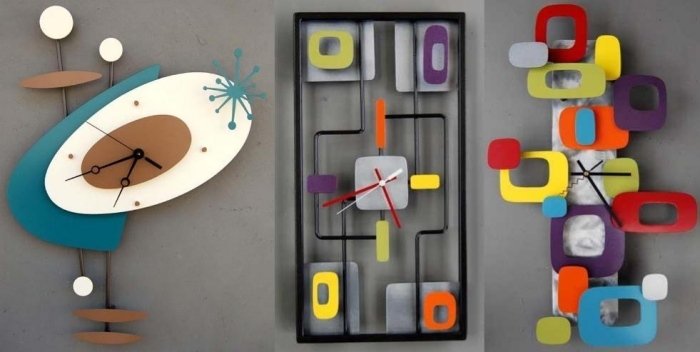 moderne-væg-ure-til-børn-retro-stil-Steve-Cambronne