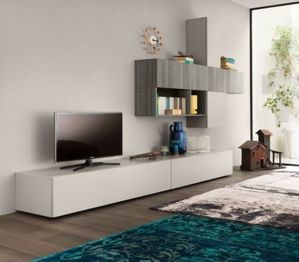 Ideer-til-Wonhwand-TV-møbler-Foldeskabe-Drej-front-container-åbent rum
