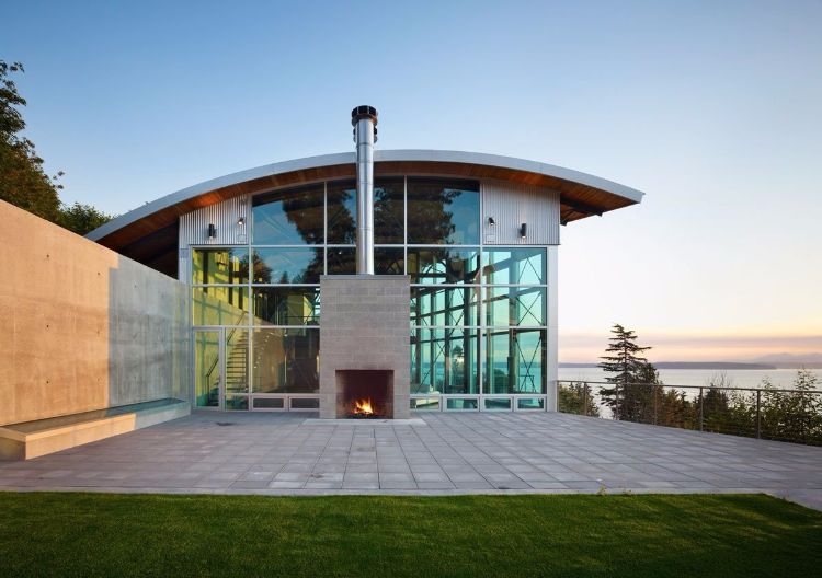 moderne-terrasse-pejs-følelse god-inspiration-ideer-designer-pejs-glas hus