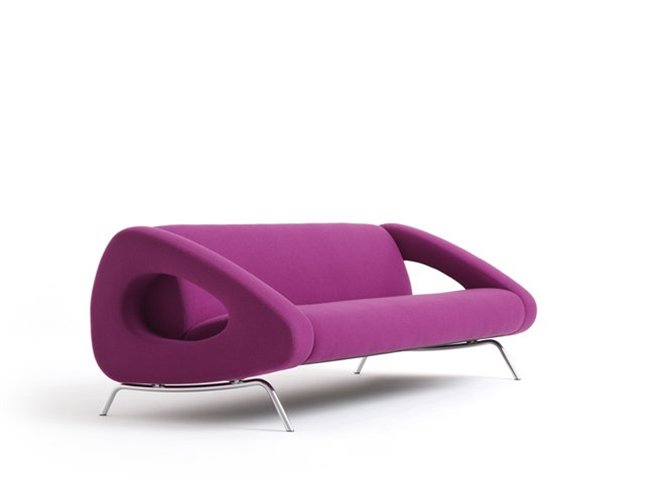 moderne lilla sofa