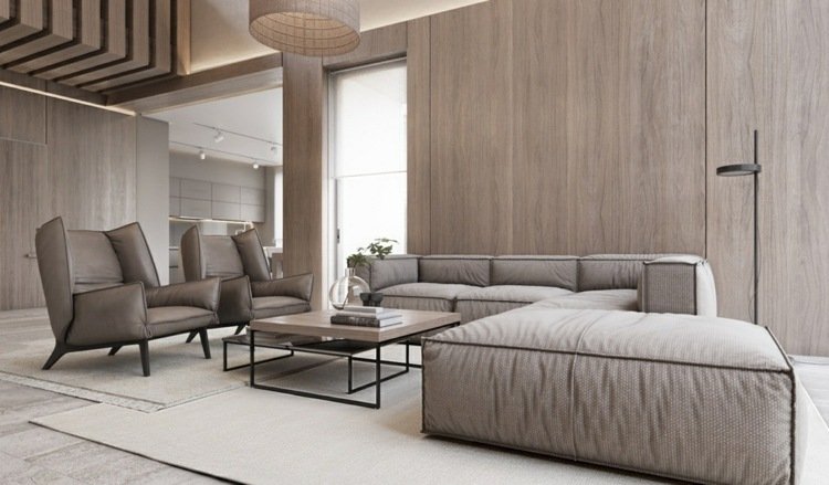 stue-møblering-moderne-beige-elegant-metal-møbler-sofa-lænestol