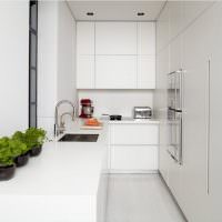 Kompakt minimalistiskt kök