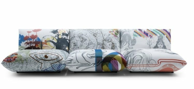 Møbler lav designer lænestol modulopbygget sofa design