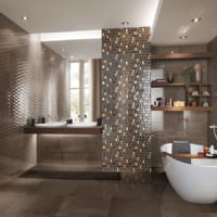 Mozaik fürdőszoba kialakítás