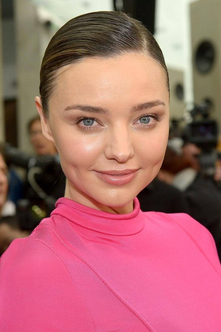 miranda kerr blå øjne nøgen læber highlighter