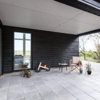 Skandinavisk stil privat hus terrasse
