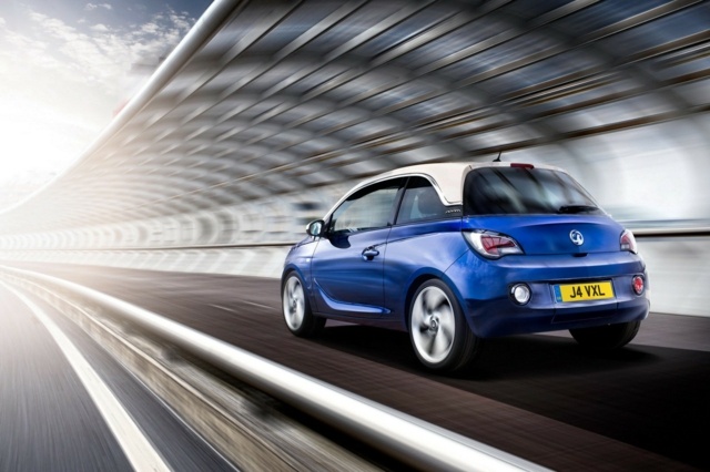 opel adam blå lille biltag aftageligt