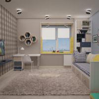 Interiér detskej izby v sivých odtieňoch
