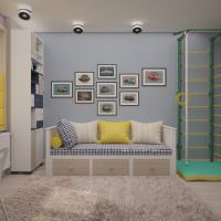 Žlté akcenty v dizajne detskej izby