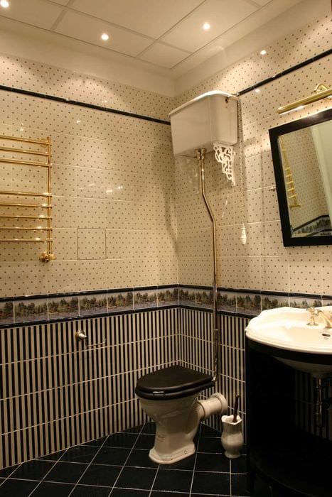 mulighed for et let badeværelse i klassisk stil