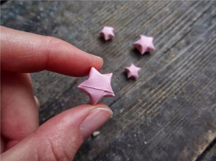 Origami stjerne fold jul heldig stjerne