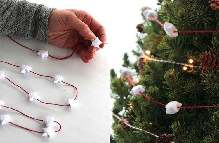 origami-stjerne-fold-jul-heldig-stjerne-krans-juletræ