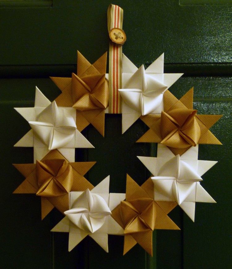 origami-stjerne-folder-jul-glad-stjerne-dør-krans