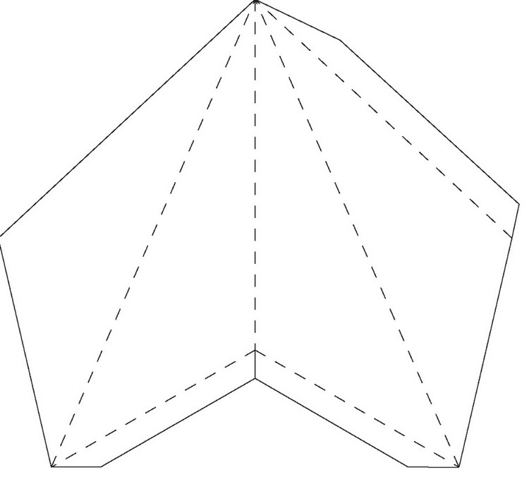 origami-stjerne-fold-jul-håndværk-skabelon-stjerne