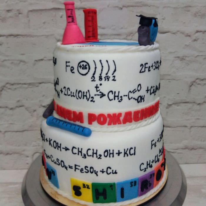 Torta pre mladého chemika k narodeninám vášho dieťaťa