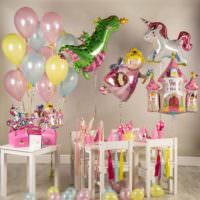 Balóny vo forme hračiek k narodeninám dieťaťa