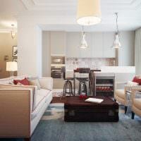 ide om et uvanlig soverom interiør i et 3-roms leilighetsbilde