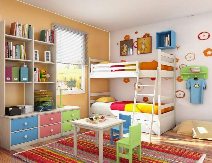 עיצוב חדר לשני ילדים