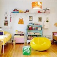 barnerom for barn av forskjellige kjønn fotodesign