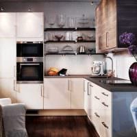 ideea unui interior frumos de bucătărie imagine de 8 mp