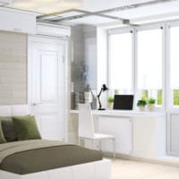 Interieur eines Studio-Apartment-Designs