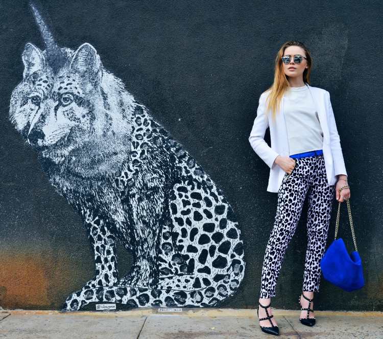 Outfits med leopardprint bukser stil tips