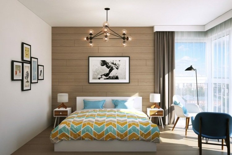 patchwork-fliser-moderne-møbler-møbler-zigzag-sengelinned