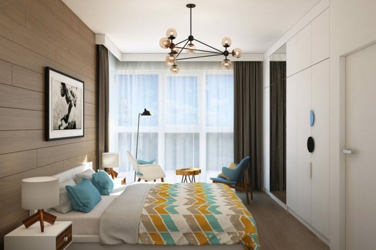 patchwork-fliser-soveværelse-møbler-vægbeklædning-laminat-seng-hvid