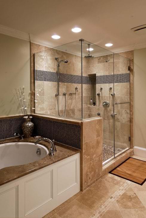 Modern és praktikus zuhanykabin a fürdőszobában