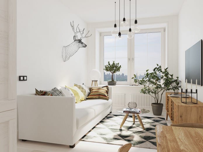 mic apartament în stil scandinav