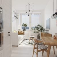 mic apartament în stil scandinav