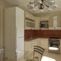 esimerkki kauniista keittiön sisustuksesta 9 m²
