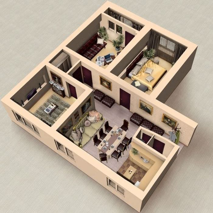 3D design domu
