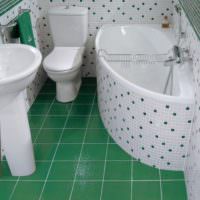 Kompaktní instalace v kombinované koupelně