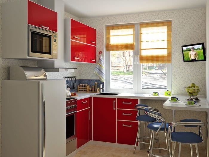 χρήση χώρου στην κουζίνα 5 τετραγωνικά μέτρα