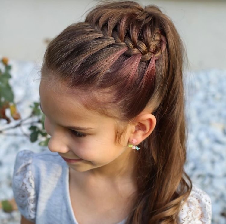 Prinsesse frisure Børn fletning frisurer til små piger Instruktioner