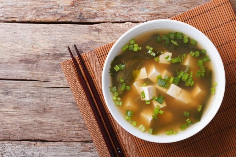 Miso Suppe Sund Naturlig Probiotisk Mad Sund Spisetip