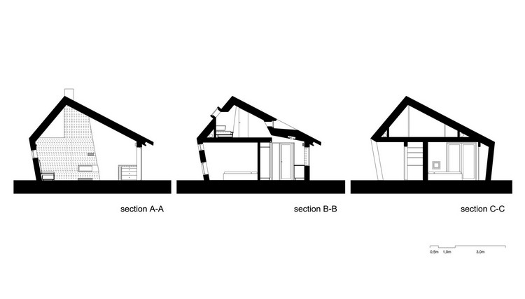 arkitektonisk snit hus norge ø