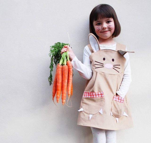 gaver ideer tinker pige forklæde gulerod-kanin motiver