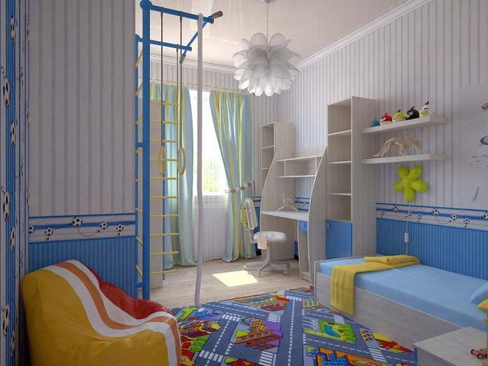 חדר ילדים מודרני לילד