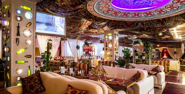 restaurant design moskva orient atmosfære