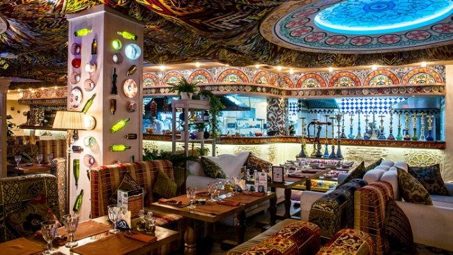 restaurant chaikhana lounge moskva tekstiler